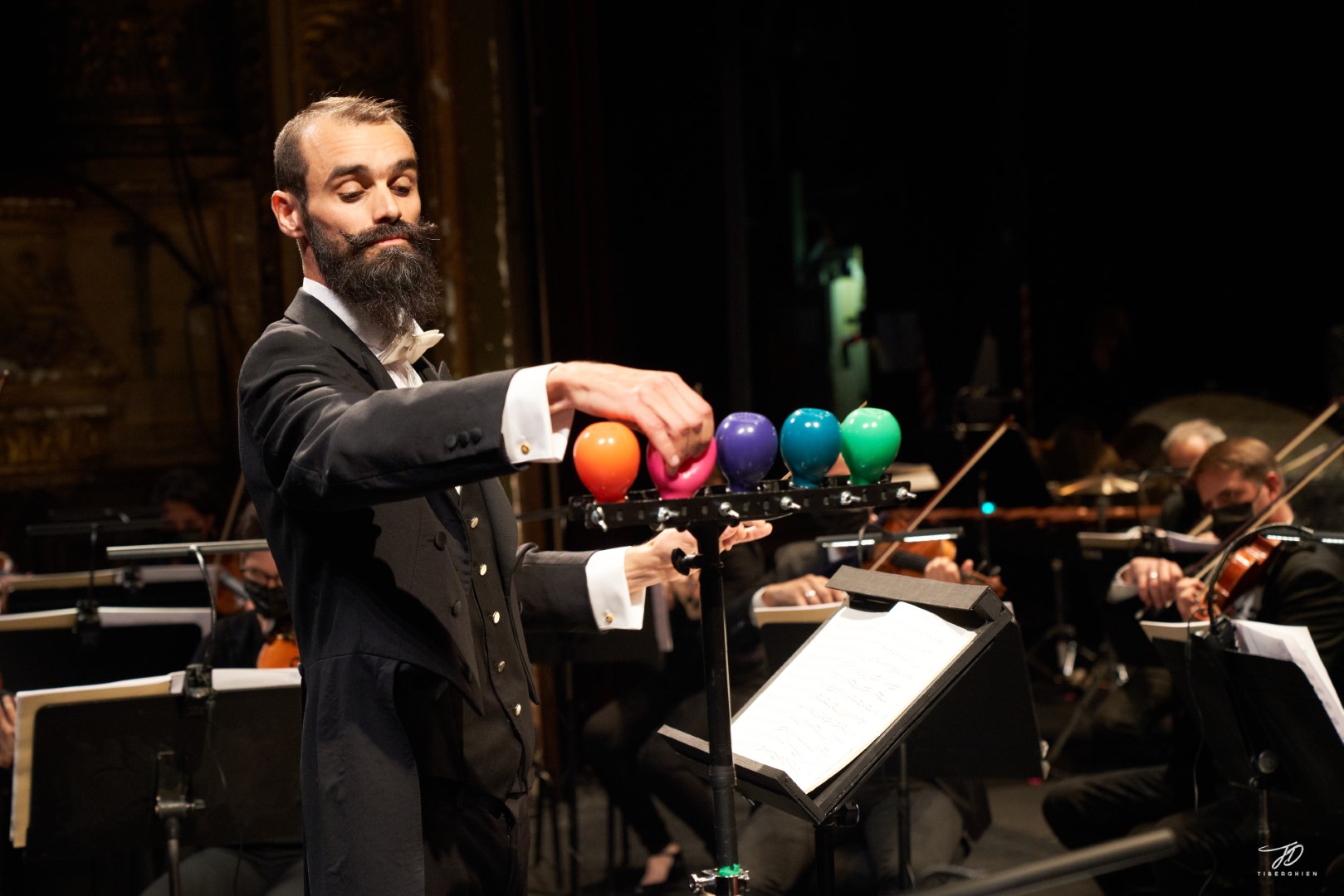 tour d'orchestre à bicyclette