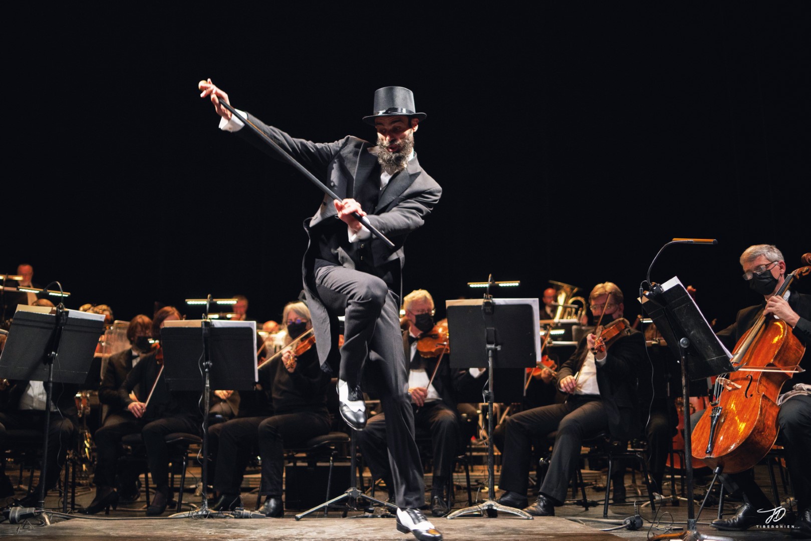 tour d'orchestre à bicyclette