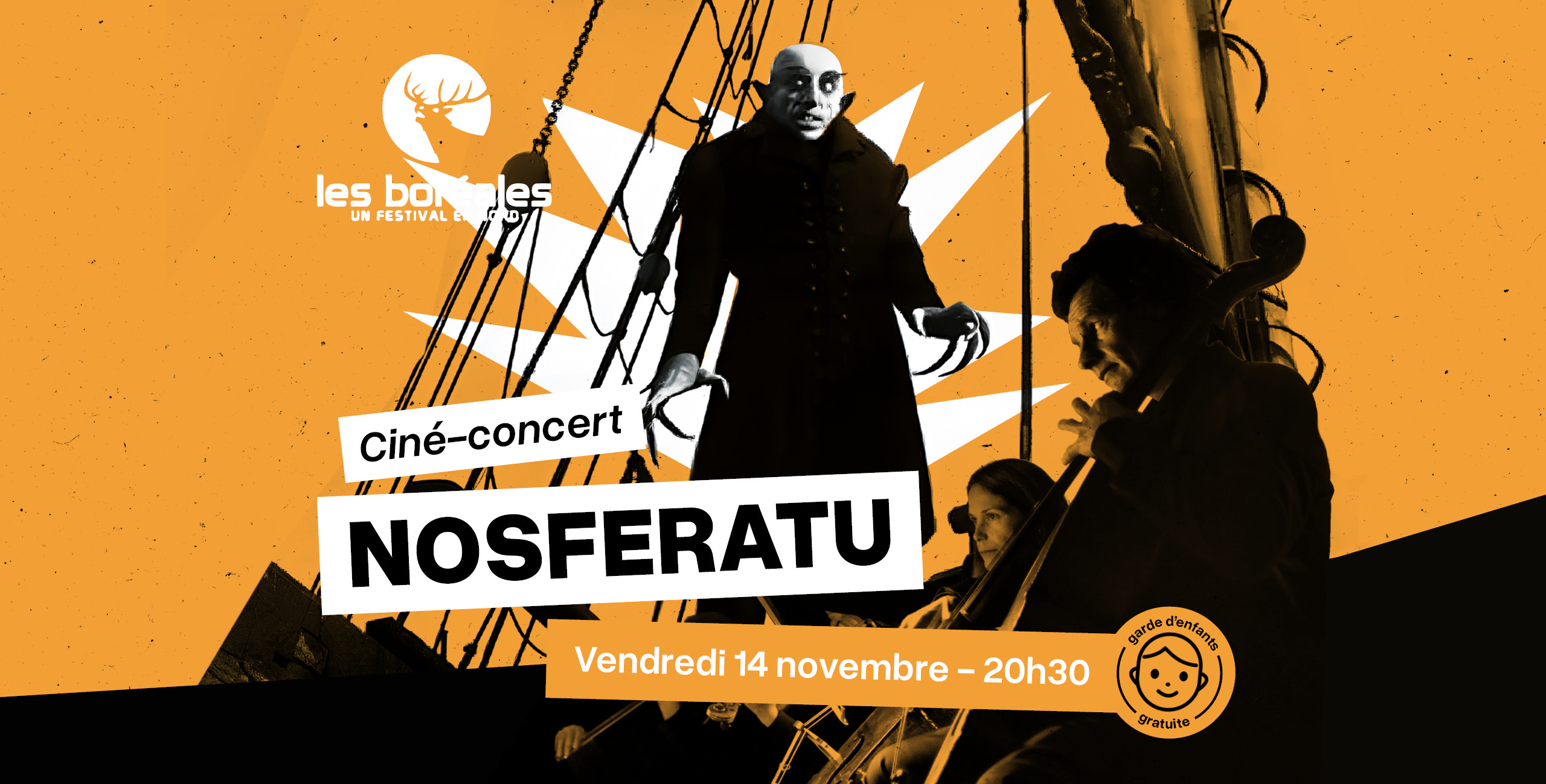 Ciné-concert Nosferatu - Opéra Orchestre Rouen Normandie - La Renaissance Mondeville