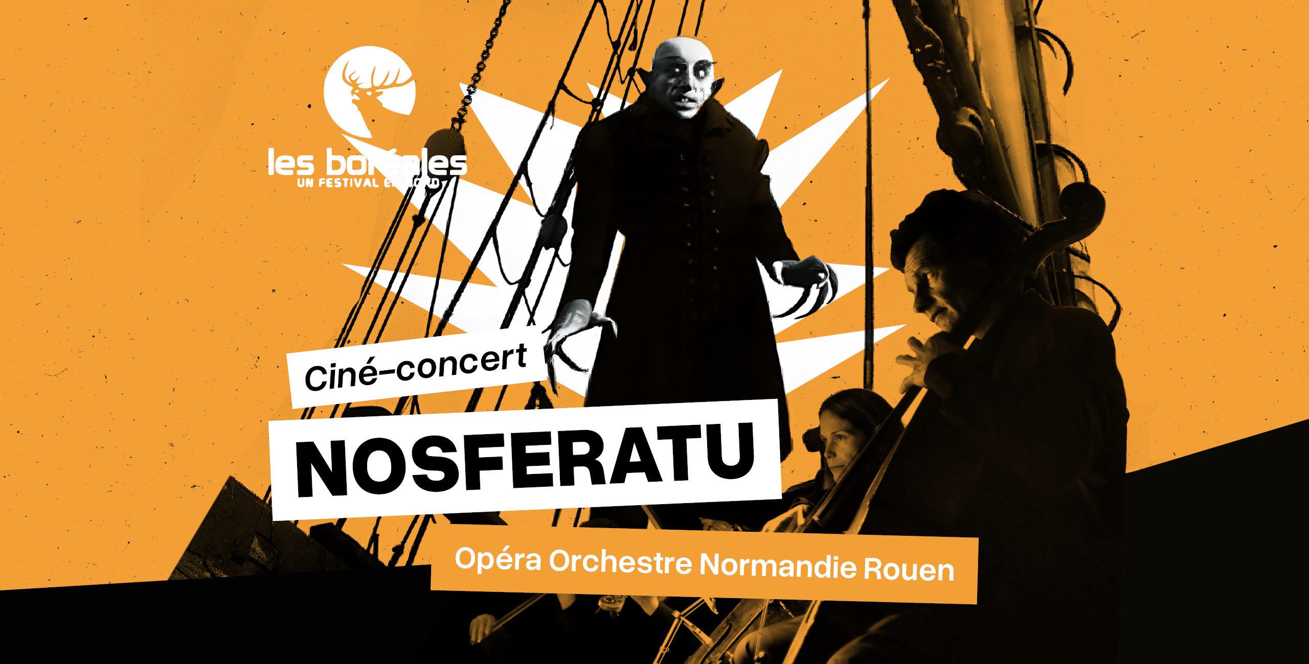 Ciné-concert Nosferatu - Opéra Orchestre Rouen Normandie - La Renaissance Mondeville