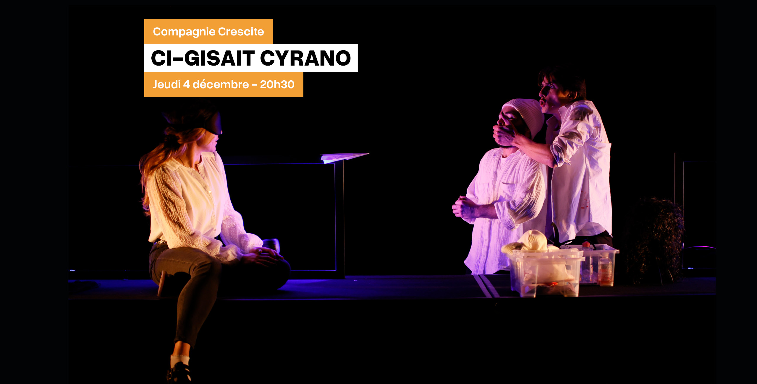 Ci-Gisait Cyrano - Compagnie Crescite - La Renaissance Mondeville