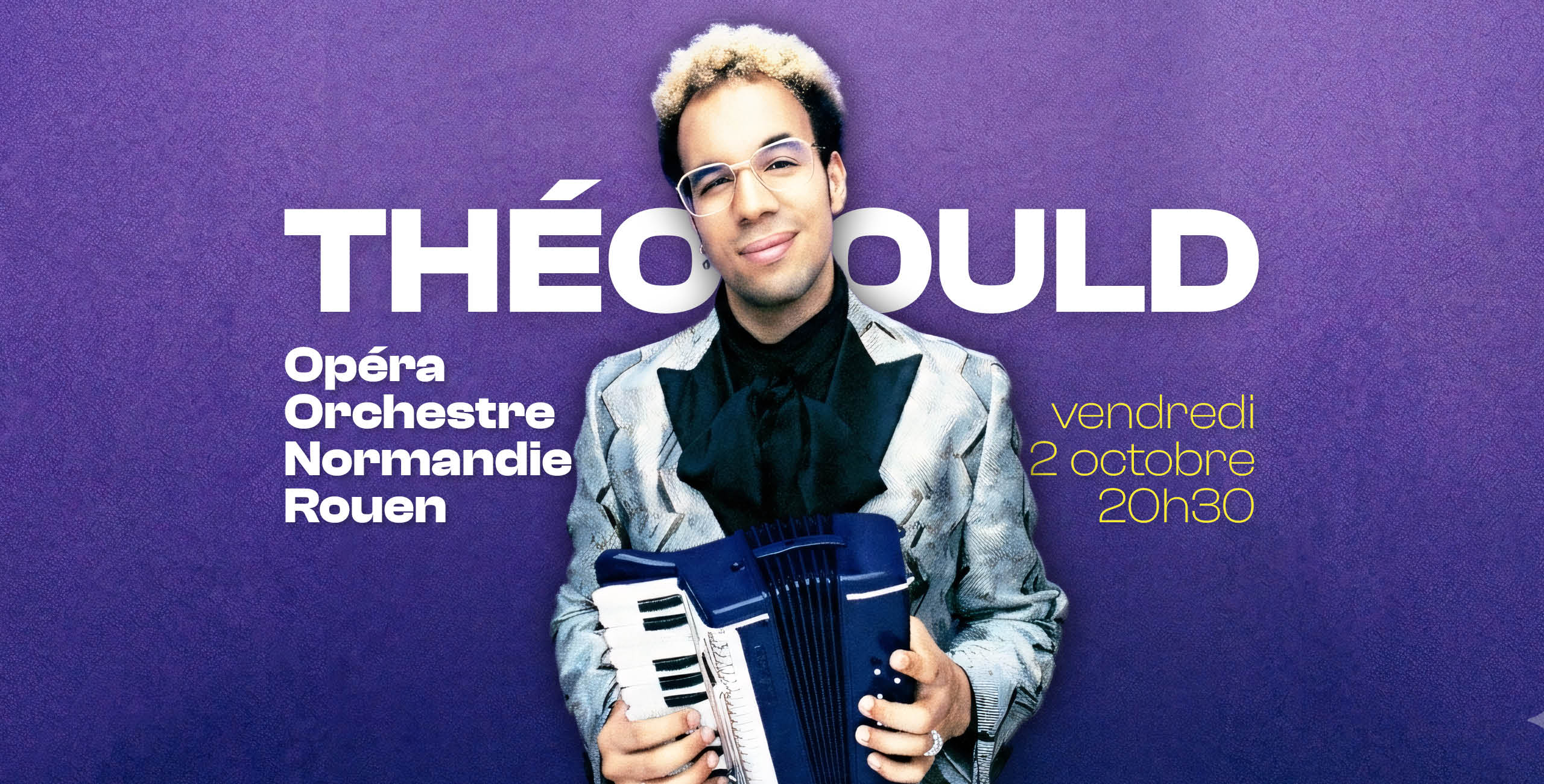 Théo Ould et l'Opéra Orchestre Normandie Rouen en concert à La Renaissance Mondeville